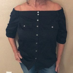 Perfect little black blouse